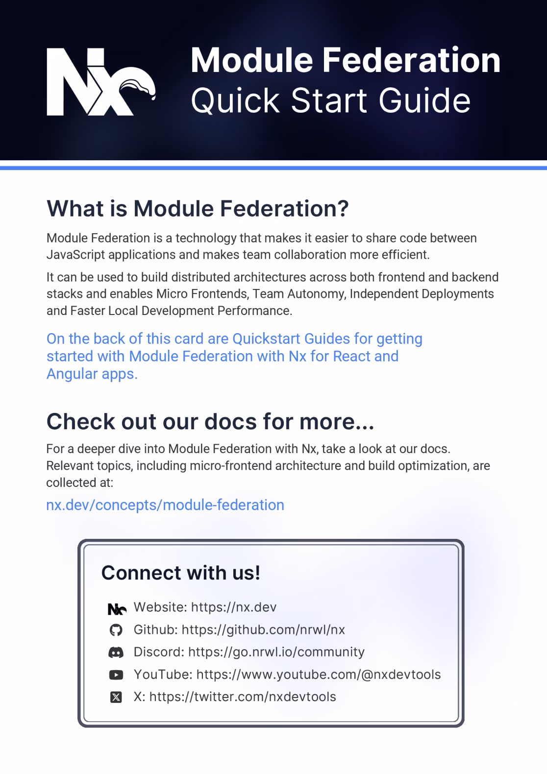 Module Federation Quick Start Guide